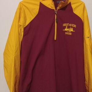 Nike dri fit men jacket  windbreaker  size XL christ the king soccer